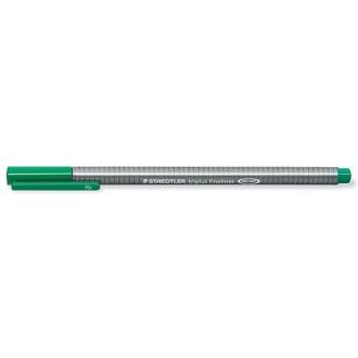Ручка Fineliner 334 зеленый - Officedom (1)