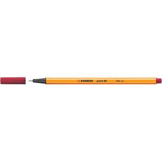 Ручка STABILO Point 88 (глубокий красный) - Officedom (1)