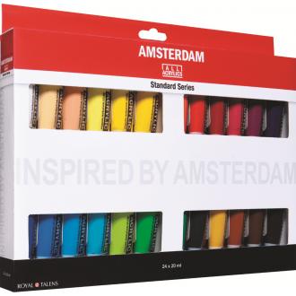 Набор акриловых красок AMSTERDAM STANDART, 24*20 мл. - Officedom (2)