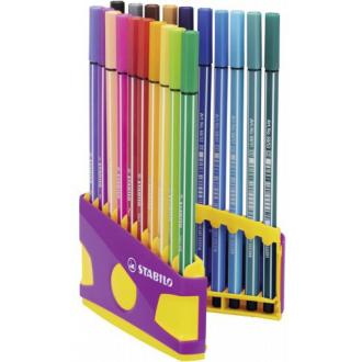 Фломастеры STABILO Pen 68 ColorParade lilac - Officedom (4)