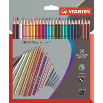 Карандаши цветные STABILOaquacolor (24шт) - Officedom (1)