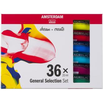 Набор акриловых красок, AMSTERDAM STANDART, 36*20 мл, - Officedom (4)