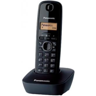 Радиотелефон Panasonic KX-TG1611CAH, полифония, без автоответчика, темно-серый - Officedom (1)
