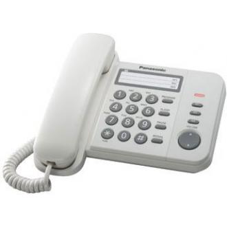 Телефон Panasonic KX-TS2352CAW, белый - Officedom (1)