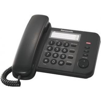 Телефон Panasonic KX-TS2352CAB, черный - Officedom (1)