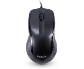 Мышь компьютерная Delux DLM-388OUB, USB, черный | OfficeDom.kz