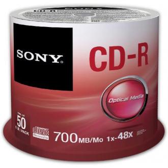 Диски записываемые CD-R Sony, 50шт/<wbr>упак. 700mb - Officedom (1)