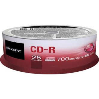 Диски записываемые CD-R Sony, 25шт/<wbr>упак. 700mb - Officedom (1)