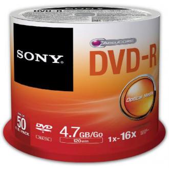 Диск записываемый DVD-R Sony, 16X4.7GB, 50шт/<wbr>упак. - Officedom (1)