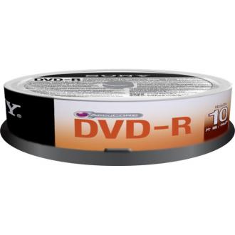 Диск записываемый DVD-R Sony, 16X4.7GB, 10шт/<wbr>упак. - Officedom (1)