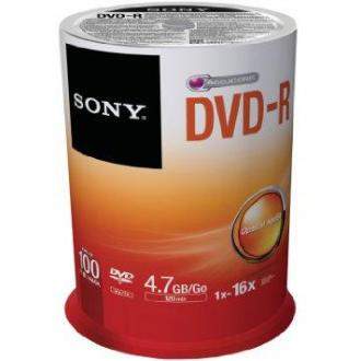 Диск записываемый DVD-R Sony, 16X4.7GB, 100шт/<wbr>упак. - Officedom (1)