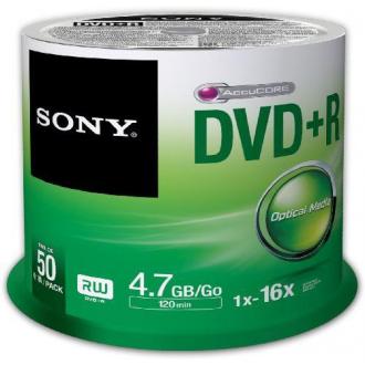 Диск записываемый DVD+R Sony, 16X4.7GB, 50шт/<wbr>упак. - Officedom (1)