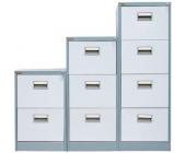 Картотечный шкаф President FC02, 2 ящ, серый | OfficeDom.kz