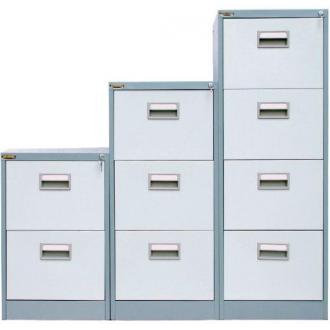Картотечный шкаф President FC02, 2 ящ, серый - Officedom (1)