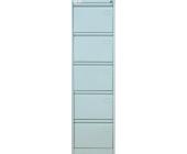 Шкаф картотечный КР-5, 1645х465х630мм, 5 ящиков, серый | OfficeDom.kz