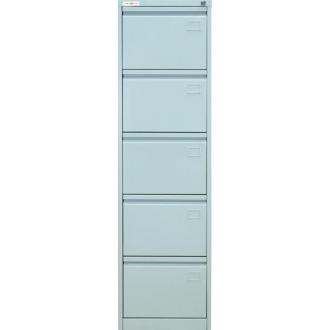 Шкаф картотечный КР-5, 1645х465х630мм, 5 ящиков, серый - Officedom (1)