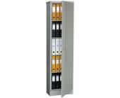 Шкаф металлический Практик АМ1845, 1830х458х458мм, 4 полки, серый | OfficeDom.kz