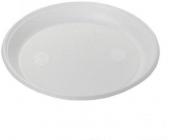 Тарелка одноразовая Мистерия, d-20,5 см, 100 шт/<wbr>уп, белый | OfficeDom.kz