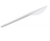 Нож столовый одноразовый Мистерия, 17 см, 100 шт/уп., белый | OfficeDom.kz