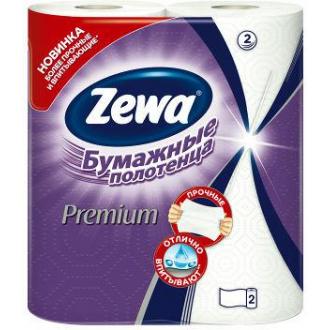 Бумажные полотенца Zewa Premium, 2 слоя, 2 рул./<wbr>упак, белые - Officedom (1)