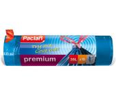 Мешки для мусора Paclan Premium 35л.; 15шт/уп с тесьмой, высокопрочные, синий | OfficeDom.kz