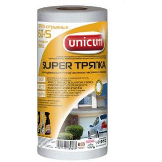 Тряпка Unicum SMALL, белый, 21х30 см, с перфорацией, 60+5 шт/<wbr>рул - Officedom (1)