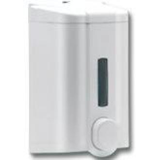 Диспенсер для жидкого мыла Vialli S2 500мл, 15,5 х 9 х 8,5 см, пластик, белый (FED2007) - Officedom (1)