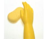 Перчатки латексные, RF1 Cotton Flock, желтый, размер: S, Multi Care | OfficeDom.kz