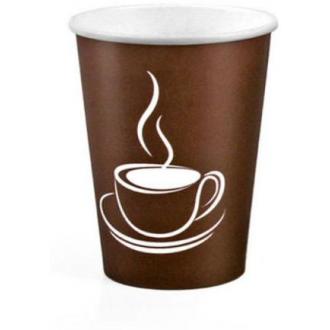 Стакан одноразовый д/<wbr>гор. напитков Cup Brown, однослойн. картон, 240мл, 50шт/<wbr>упак, коричн. (FE61004) - Officedom (1)