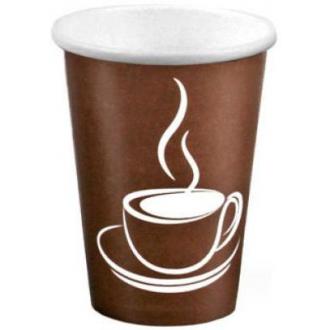Стакан одноразовый д/<wbr>гор. напитков Cup Brown,12oz 360ml, однослойн. картон, 50шт/<wbr>упак, коричн. (FE6 - Officedom (1)
