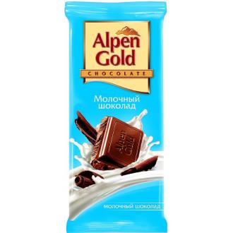 Плиточный шоколад Alpen Gold, молочный, 90 гр - Officedom (1)