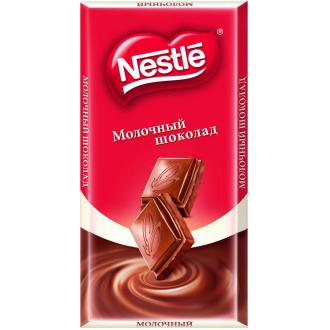 Плиточный шоколад Nestle, молочный, 90 гр - Officedom (1)