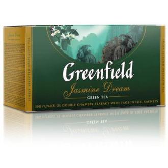 Чай зеленый Gf Jasmine Dream китайский с жасмином, 25х2г - Officedom (1)