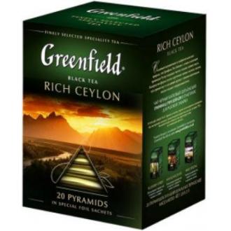 Чай черный Gf Rich Ceylon цейлонский, 20х2г, пирамидки - Officedom (1)