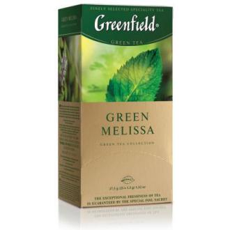 Чай зеленый Gf Melissa китайский с мелиссой, мятой и лимоном, 25х1,5г - Officedom (1)