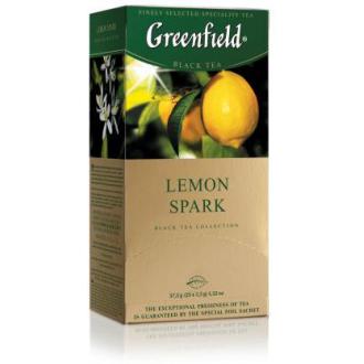 Чай черный Gf Lemon Spark, цейлонский с цедрой и ароматом лимона, 25x1,5 г - Officedom (1)
