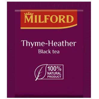 Чай черный Milford Thyme-Heather, 200 х 1,75г, с чабрецом и цветками вереска, в конвертах - Officedom (1)