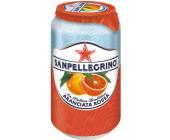 Напиток сокосодержащий San Pellegrino Aranciata Rossa газированный, красный апельсин, 0,33л, ж/б | OfficeDom.kz
