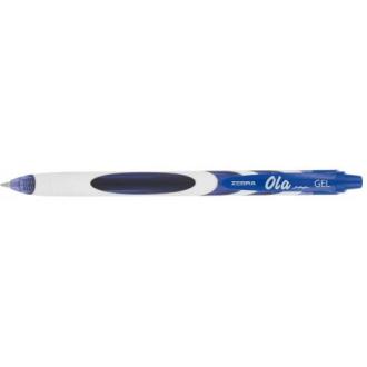 Ручка гелевая автом. 0,7мм OLA, синий, ZEBRA - Officedom (1)