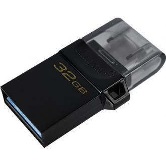 Флэш-накопитель Kingston OTG DTDUO3G2/<wbr>128GB USB 3.0, 128GB, черный - Officedom (1)