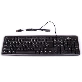 Клавиатура проводная Ritmix RKB-103 черный - Officedom (1)