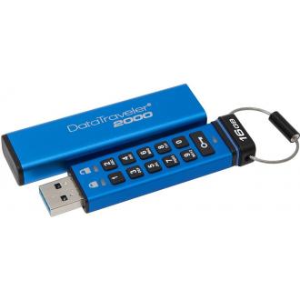 USB Флеш 16GB 3.1 Kingston DT2000/<wbr>16GB металл - Officedom (1)