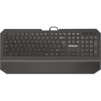 Клавиатура проводная Defender Oscar SM-600 Pro черный - Officedom (1)