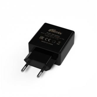 Зарядное устройство сетевое Ritmix RM-2025AC черный 2 USB - Officedom (1)