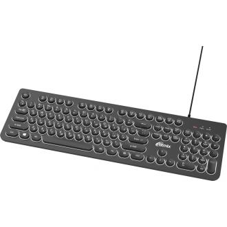 Клавиатура проводная Ritmix RKB-214BL черный - Officedom (1)