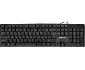 Клавиатура проводная Defender Next HB-440 RU черный | OfficeDom.kz