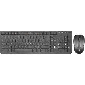 Беспроводной набор клавиатура+мышь Defender Columbia C-775 RU, черный, мультимедиа - Officedom (1)