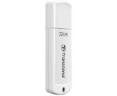 Флэш-накопитель Transcend TS32GJF370, USB 2.0, 32 GB, белый | OfficeDom.kz