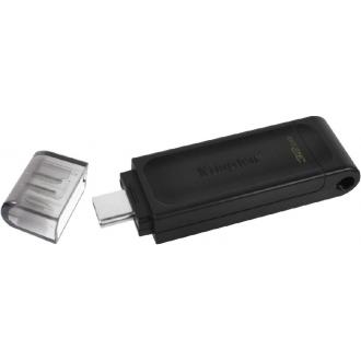 Флэш-накопитель Kingston DT70/<wbr>32GB, USB-C 3.0, 32 GB, черный - Officedom (1)