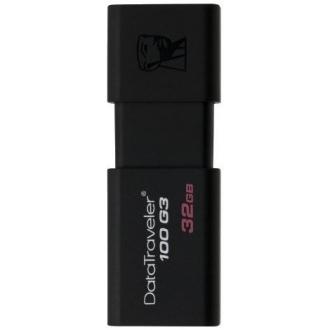 Флэш-накопитель Kingston, USB 3.0, 32 GB, черный (DT100G3/<wbr>32GB) - Officedom (1)